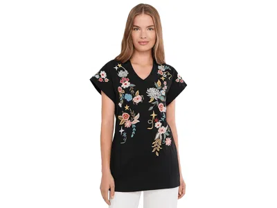 Karyn Seo Aziza Tee Women's Clothing Black: Sm