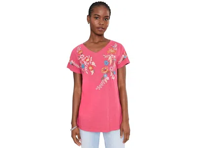 Karyn Seo Flo Tee Women's Clothing Azalea Pink: Md In Multi