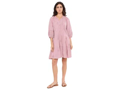Karyn Seo Nia Dress Women's Dress Dusty Rose: Lg In Animal Print