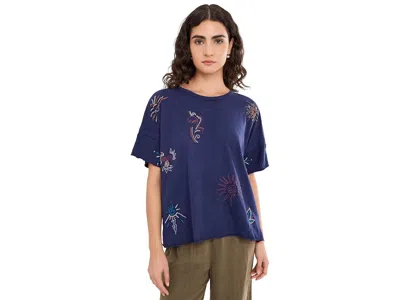 Karyn Seo Yael Tee Women's Clothing Denim: Md In Animal Print