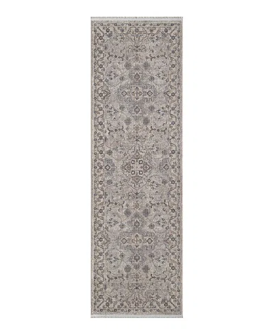 Kas Adele 8801 Runner Area Rug 2'7 X 8' In Gray