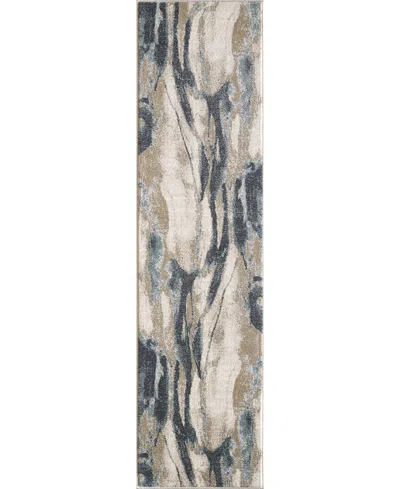 Kas Avalon 5618 2' X 7'7" Runner Area Rug In Ivory,blue