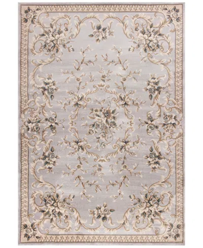 Kas Avalon Aubusson 7'10" X 9'10" Area Rug In 5604 Light Grey