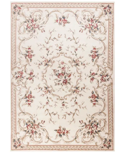 Kas Avalon Aubusson 7'10" X 9'10" Area Rug In 5606 Ivory