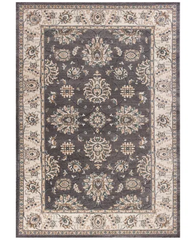 Kas Avalon Han 5608 Grey/ivory 7'10" X 9'10" Area Rug In 5608 Grey,ivory