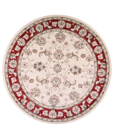 Kas Avalon Mahal 7'10" Round Area Rug In Gray