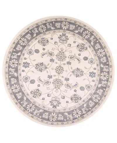 Kas Avalon Mahal 7'10" Round Area Rug In Pink