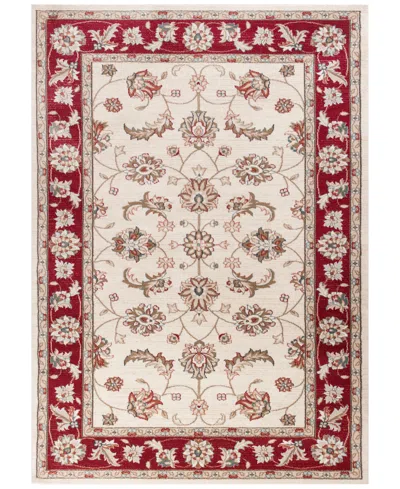 Kas Avalon Mahal 7'10" X 9'10" Area Rug In 5613 Ivory,red