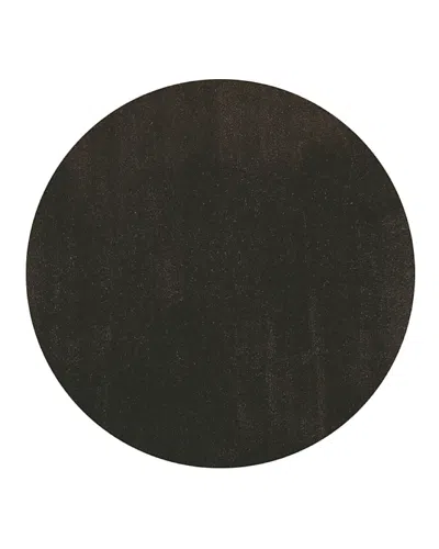 Kas Bliss 1566 Round Area Rug, 6' X 6' In Espresso