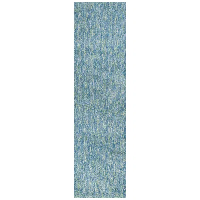 Kas Bliss 1588 2'3"x7'6" Runner Seafoam Heather Shag Rug