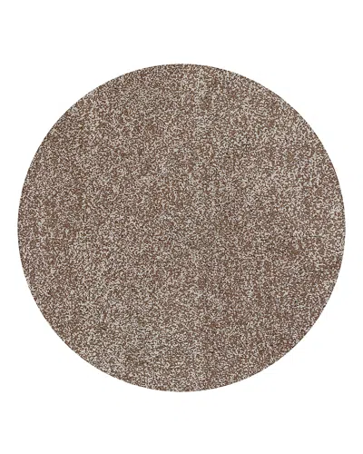 Kas Bliss Heather 1581 Round Area Rug, 6' X 6' In Beige