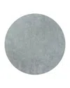 Kas Bliss Heather 1582 Round Area Rug, 8' X 8' In Blue