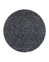 Kas Bliss Heather 1583 Round Area Rug, 8' X 8' In Black