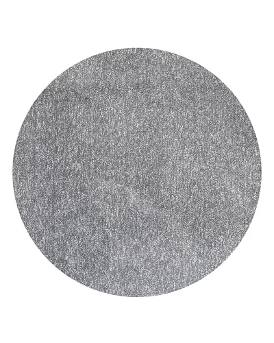 Kas Bliss Heather 1585 Round Area Rug, 6' X 6' In Grey