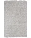 Kas Bliss Heather Shag 2'3" X 7'6" Runner Rug In White