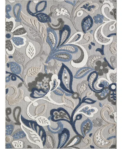 Kas Calla 6922 2'2" X 4' Outdoor Area Rug In Blue