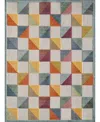 Kas Calla 6930 5'3" X 7' Outdoor Area Rug In Ivory