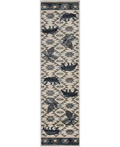 Kas Chester 5634 2' X 7'7" Runner Area Rug In Ivory,blue