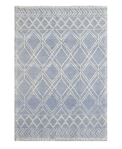 Kas Chloe 7724 5' X 7' Area Rug In Blue,ivory