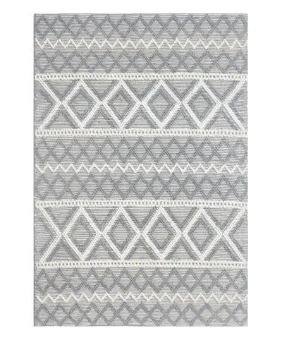 Kas Chloe 7725 9' X 13' Area Rug In Gray,ivory