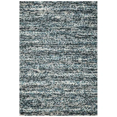 Kas Cortico 6156 3'3"x5'3" Blue Heather Wool Area Rug