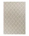 Kas Cortico Diamonds Area Rug, 5' X 7' In Light Gray