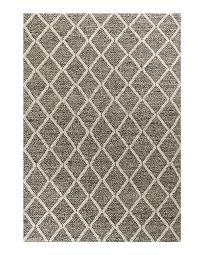 Kas Cortico Diamonds Area Rug, 9' X 13' In Dark Gray