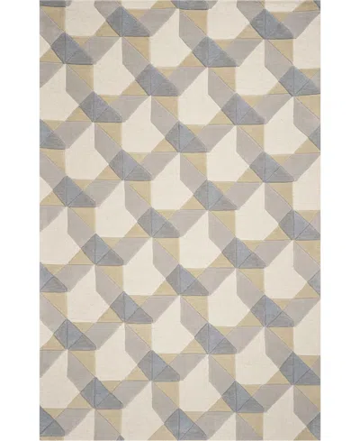 Kas Eternity Elements 1060 Ivory/grey 5' X 8' Area Rug In Multi
