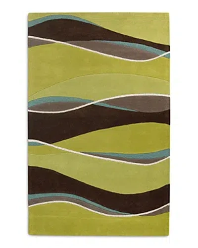 Kas Eternity Landscapes Area Rug, 5' X 8' In Lime