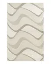 Kas Eternity Waves 3'3" X 5'3" Area Rug In Ivory