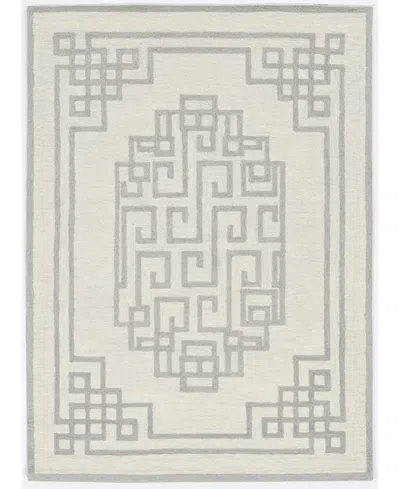 Kas Gramercy 1612 3'3" X 5'3" Area Rug In Ivory,gray