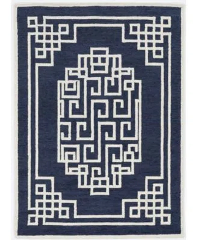 Kas Gramercy 1613 Area Rug In Navy,ivory