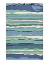 Kas Harbor Lagoon Area Rug, 2' X 3' In Blue