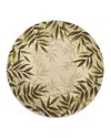 Kas Harbor Nature Round Area Rug, 7'6 X 7'6 In Tan/beige