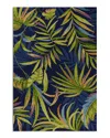 Kas Harbor Playa Area Rug, 5' X 7'6 In Blue