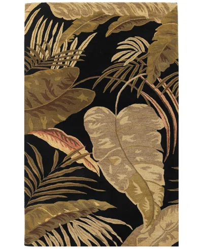 Kas Havana Rainforest 5' X 8' Area Rug In 2616 Midnight