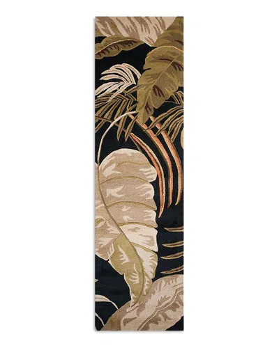 Kas Havana Rainforest Runner Area Rug, 2'3 X 8' In Navy