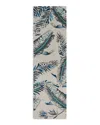 Kas Havana Tropics Runner Area Rug, 2'3 X 8' In Gray