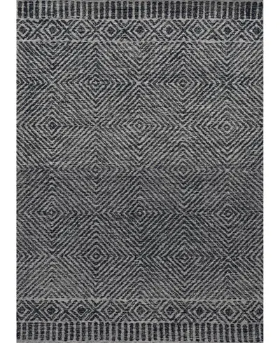 Kas Hudson 2463 8' X 11' Area Rug In Gray,black