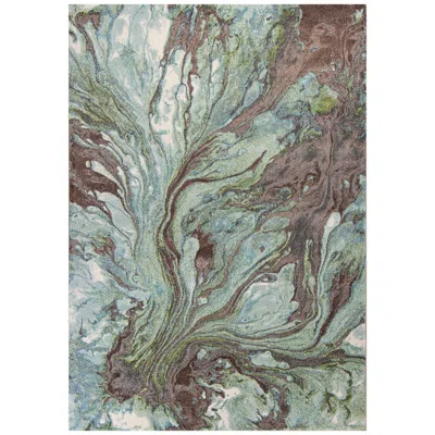 Kas Illusions 6203 5'3"x7'7" Seafoam Area Rug