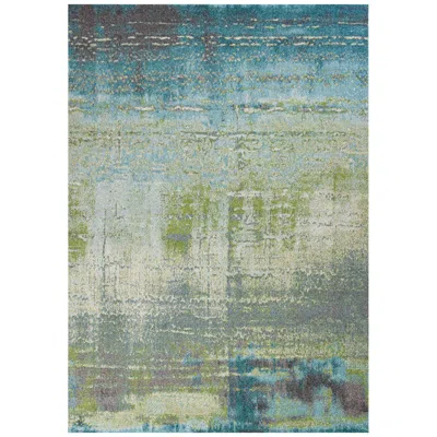 Kas Illusions 6206 3'3"x4'11" Blue And Green Area Rug