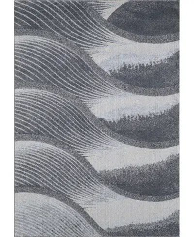 Kas Illusions 6223 7'10" X 10'10" Area Rug In Gray,blue