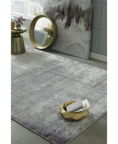 Kas Indulge Pulse 0801 Slate 3'3" X 5'3" Area Rug