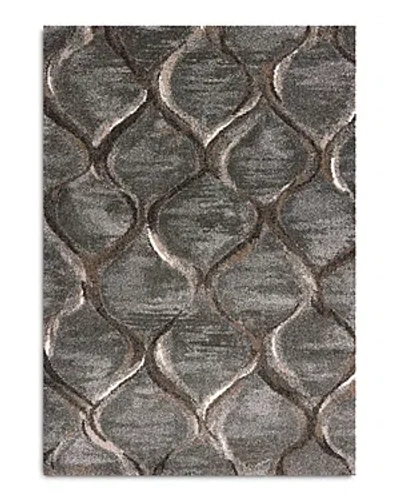 Kas Landscapes Groove Area Rug, 3'3x 5'3 In Grey