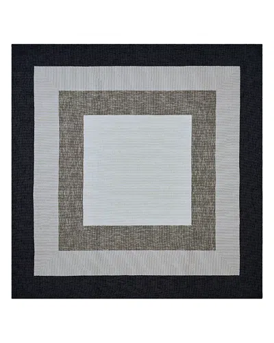 Kas Libby Langdon Hamptons Highview Square Area Rug, 7' X 7' In Dark Gray