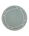 Kas Libby Langdon Hamptons Madison Round Area Rug, 7' X 7' In Light Blue