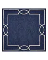 Kas Libby Langdon Hamptons Madison Square Area Rug, 7' X 7' In Blue