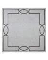 Kas Libby Langdon Hamptons Madison Square Area Rug, 7' X 7' In Ivory