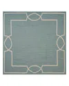 Kas Libby Langdon Hamptons Madison Square Area Rug, 7' X 7' In Light Blue