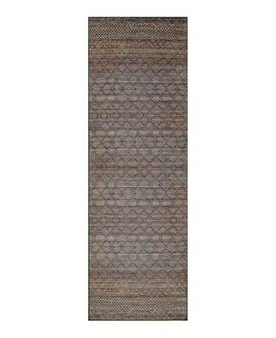 Kas London 4810 Runner Area Rug, 2'6x7'6 In Brown